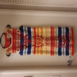 Anthro Tabitha Banded Totem Shift Dress